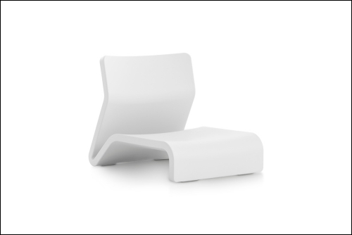 Clip armchair white 500x334 - Stuhl Clip - Diabla